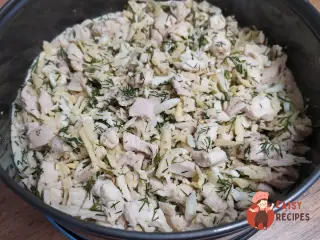Крок 10: Заливний пиріг із куркою
