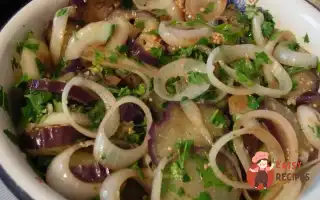 Мариновані Баклажани З Цибулею