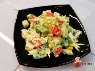 Крабовий салат без рису