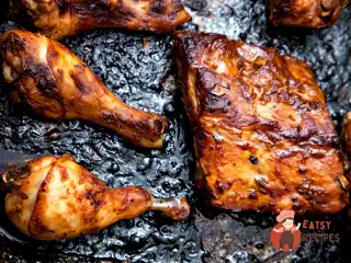 Курча з перцем чипотле, корицею та цукром