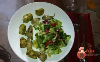 Салат Із Зеленими Гребінцями Та Артишоками
