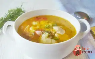Суп З Ріпою На Курячому Бульйоні