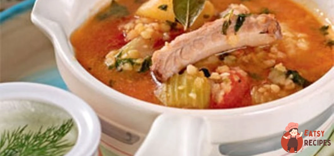 Суп із баранини із сочевицею