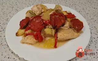 Куряче Філе, Запечене В Духовці З Овочами.