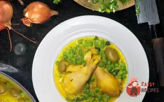 Курка З Шафраном, Оливками Та Горошком
