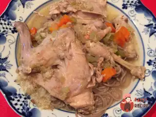 Кролик тушкований з овочами (Дієта № 9)