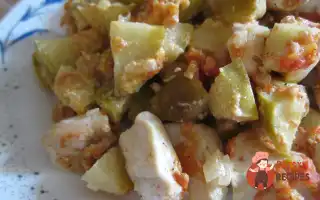 Куряче Філе Запечене З Яблуками
