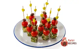Канапе З Пряною Фетою Та Оливками