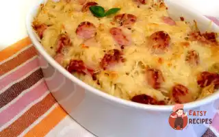 Запечені Макарони У Вершковому Соусі