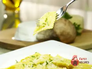 Равіолі «Pasta Fresca» з білими грибами та рикоттою