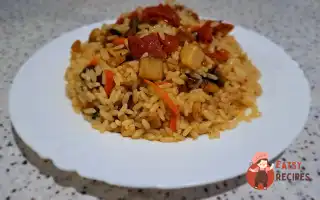 Рис З Грибами Та В'яЛеними Помідорами