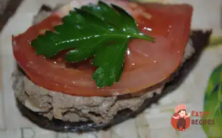 Пікантні Грінки З Печінкою