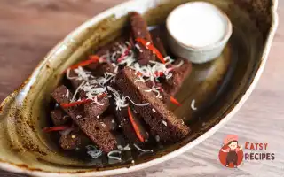 Грінки З Сирним Соусом