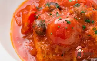 Тріска, Запечена З Оливками Та Томатами