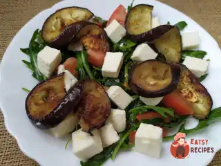 Салат із баклажанами та сиром фета