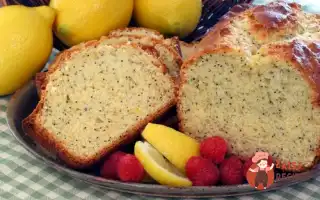 Лимонний Пиріг З Маком Та Малиновим Соусом