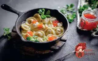 Пельмені З Копченим Лососем У Вершковому Соусі