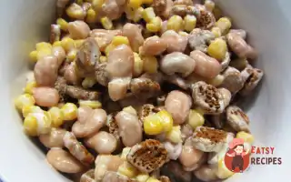 Салат З Квасолею, Кукурудзою Та Часником