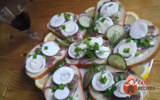 Бутерброди З Анчоусами