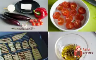Теплий Салат З Баклажанів Та Болгарського Перцю З Фетою