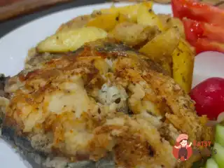 Зубатка з картоплею