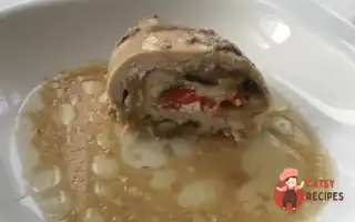 Рулетики З Курячої Грудки З Баклажанами Та Перцем