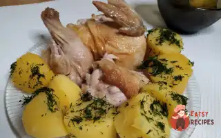 Курка Запечена На Солі