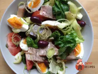 Салат строкатий з оселедцем