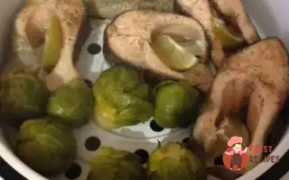 Райдужна Форель І Брюссельська Капуста На Пару