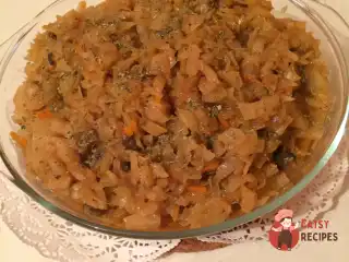 Солянка з капусти з грибами