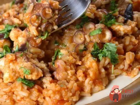 Різотто з восьминогом (Risotto con polpo)