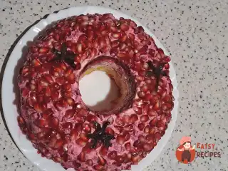 «‎Гранатовий браслет» із чорносливом та копченою курячою грудкою