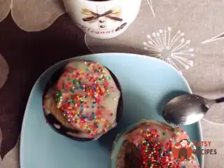 Бананові капкейки