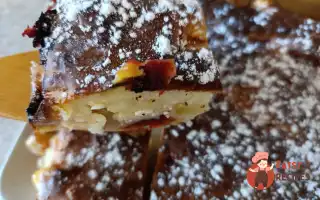 Сирний Пиріг З Яблуком І Сливою