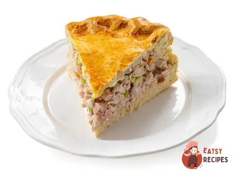 Пиріг із копченою куркою та селерою