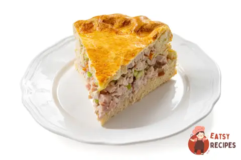 Пиріг із копченою куркою та селерою