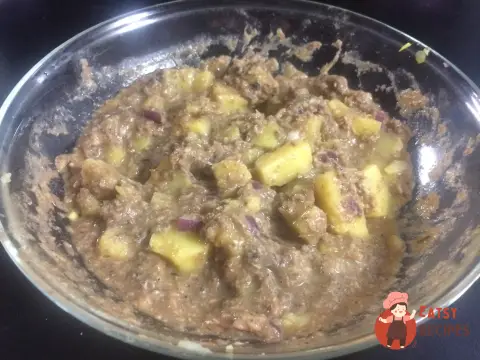 Картопляний салат із кількою