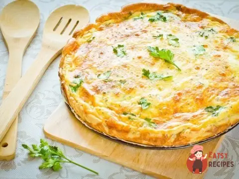 Сирний пиріг з куркою