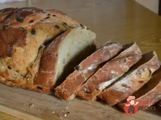 Цибульний хліб на кефірі