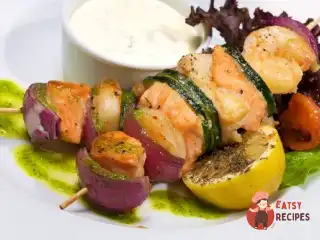 Шашлики з морепродуктів у маринаді з текіли та лайма