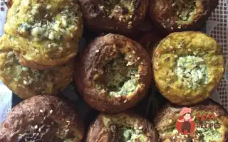 Кабачкові Кекси З Сирною Начинкою