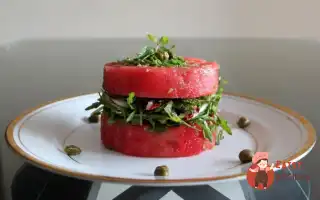 Салат З Кавуна, Руколи Та Редьки.