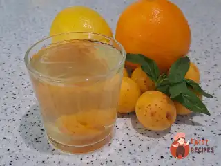 Абрикосовий компот "Мохіто" на зиму