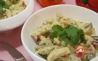 Фрікас З Курки З Грибами І Болгарським Перцем