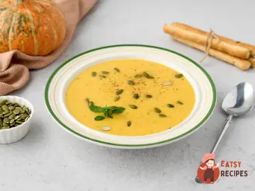 Гарбузовий крем-суп з куркою