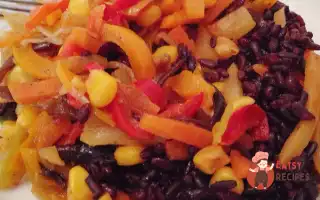 Чорний Рис З Китайською Заправкою