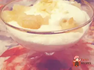 Сирний мус з яблучним пюре