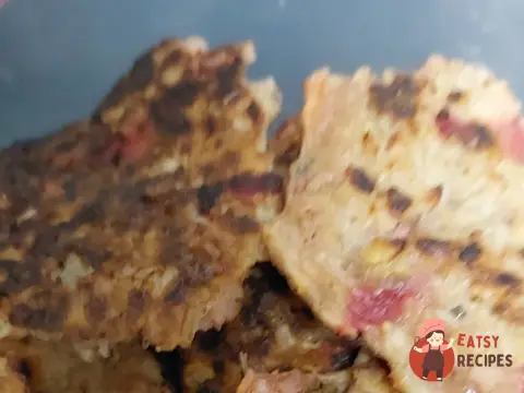 Курячі оладки з буряків та геркулесу
