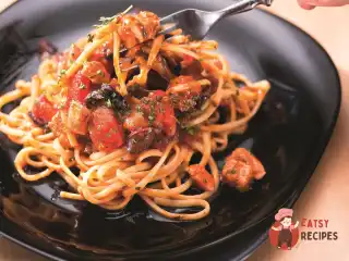 Лінгвіні зі свіжим тунцем (Linguine al Tonno Fresco)