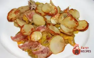 Запечена Картопля З Салом